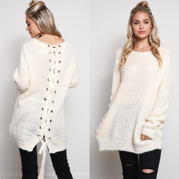 'Sweet Talker' Tunic Sweater. - Picture 4 of 5